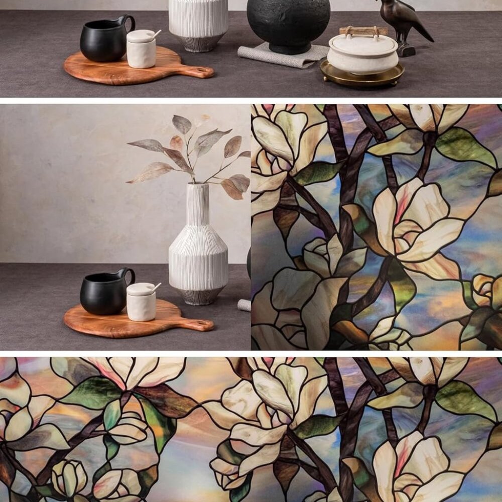 Privacy Window Film Star Magnolia 24" X 36"